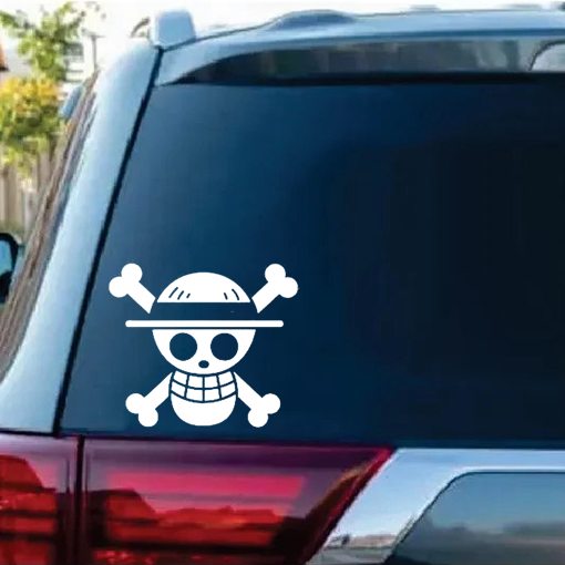 One Piece Luffy Jolly Roger – Cartoon Decal Sticker